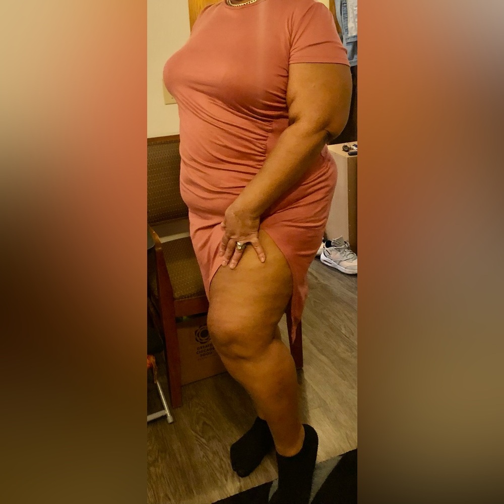 Fashion Nova simply living midi dress 3x